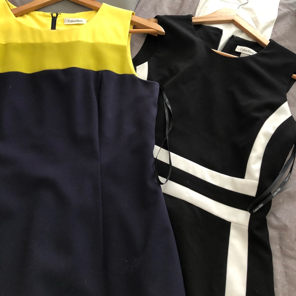Calvin Klein  evening wear 2 dresses pre-owned
